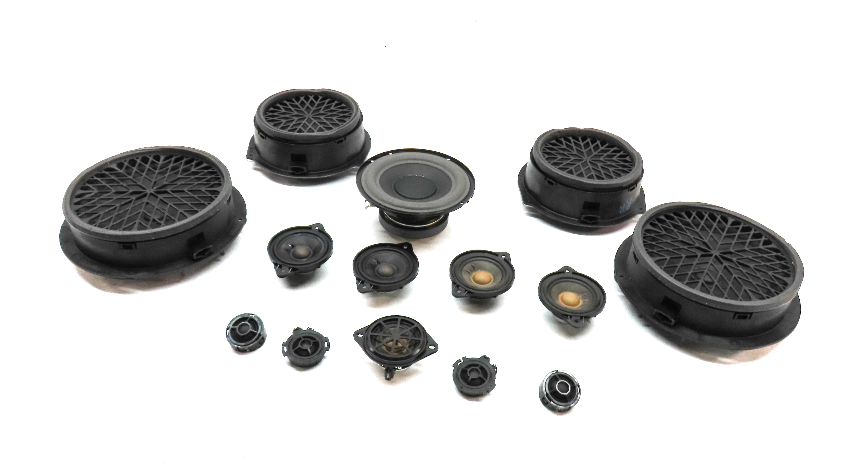 2016 AUDI Q5 (B8 8R) BANG & OLUFSEN RADIO STEREO SOUND SYSTEM SPEAKER SET/14 — exact item pictured